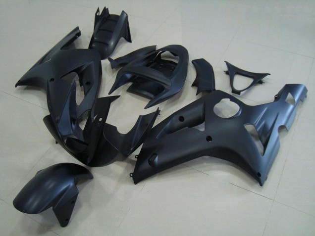 Affordable 2003-2004 Matte Black Kawasaki ZX6R Motorcycle Fairing Kits Canada Affordable 2003-2004 Matte Black Kawasaki ZX6R Motorcycle Fairing Kits Canada