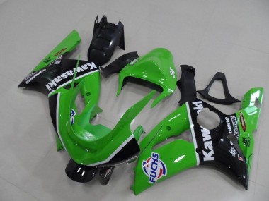 Affordable 2003-2004 Green Fuchs Kawasaki ZX6R Motor Bike Fairings Canada