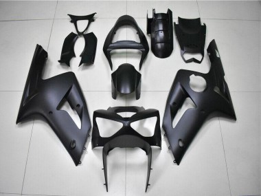Affordable 2003-2004 Matte Black Kawasaki ZX6R Motorbike Fairing Kits Canada
