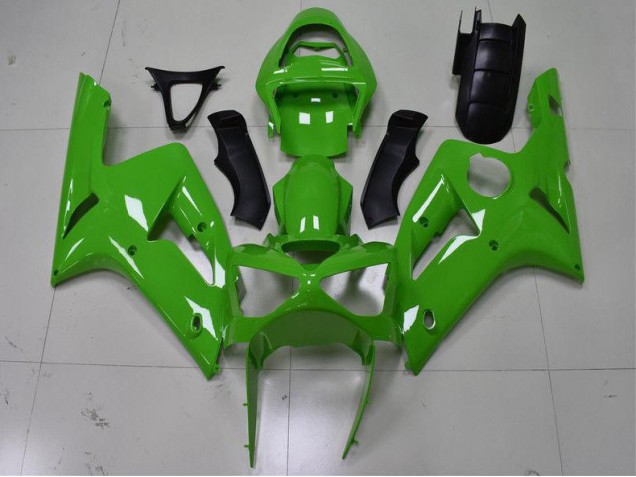 Affordable 2003-2004 Green Kawasaki ZX6R Replacement Fairings Canada Affordable 2003-2004 Green Kawasaki ZX6R Replacement Fairings Canada