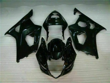 Affordable 2003-2004 Glossy Black Suzuki GSXR 1000 Motorcylce Fairings Canada