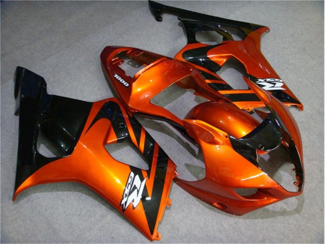Affordable 2003-2004 Orange Black Suzuki GSXR 1000 Motorcycle Fairing Kits Canada Affordable 2003-2004 Orange Black Suzuki GSXR 1000 Motorcycle Fairing Kits Canada