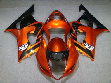 Affordable 2003-2004 Orange Black Suzuki GSXR 1000 Motorcycle Fairing Kits Canada