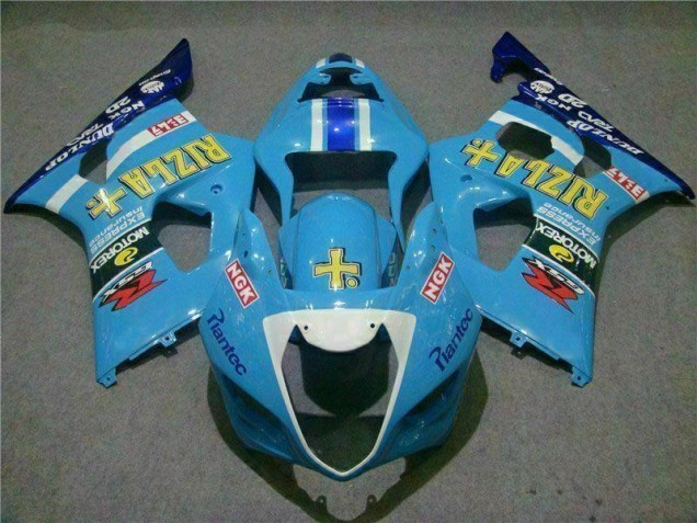 Affordable 2003-2004 Blue Suzuki GSXR 1000 Bike Fairing Kit Canada