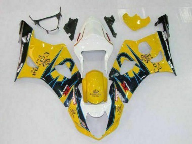 Affordable 2003-2004 Yellow Suzuki GSXR 1000 Moto Fairings Canada