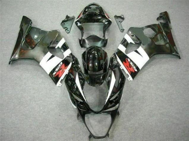 Affordable 2003-2004 White Black Suzuki GSXR 1000 Motorcycle Replacement Fairings Canada Affordable 2003-2004 White Black Suzuki GSXR 1000 Motorcycle Replacement Fairings Canada