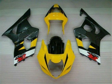 Affordable 2003-2004 Yellow Black Suzuki GSXR 1000 Motorcycle Fairings Kit Canada
