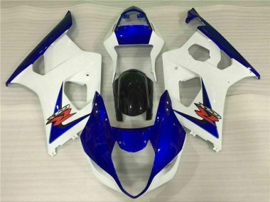 Affordable 2003-2004 White Blue Suzuki GSXR 1000 Bike Fairings Canada