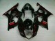 Affordable 2003-2004 Red Flame Suzuki GSXR 1000 Bike Fairing Kit Canada