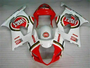 Affordable 2003-2004 Red White Suzuki GSXR 1000 Motorbike Fairing Kits Canada