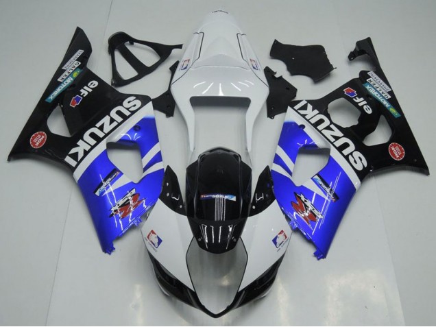 Affordable 2003-2004 Blue White and Black Suzuki GSXR 1000 Bike Fairings Canada