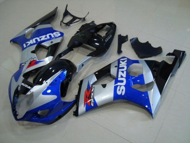 Affordable 2003-2004 Blue Silver Suzuki GSXR 1000 Motorcyle Fairings Canada