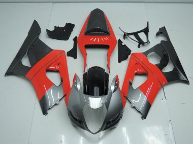 Affordable 2003-2004 Red and Grey Suzuki GSXR 1000 Motorbike Fairing Canada