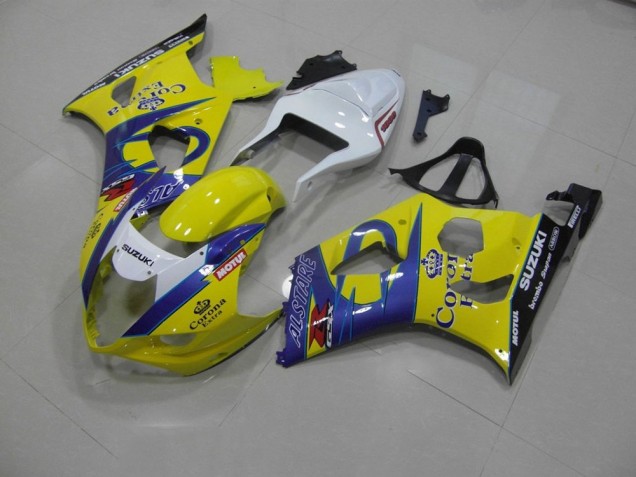 Affordable 2003-2004 Yellow Corona Suzuki GSXR 1000 Bike Fairing Canada Affordable 2003-2004 Yellow Corona Suzuki GSXR 1000 Bike Fairing Canada