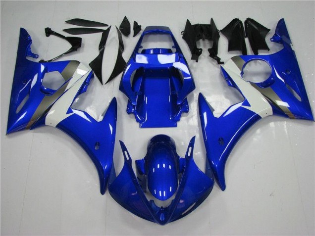 Affordable 2003-2005 Blue White Yamaha YZF R6 Replacement Fairings Canada Affordable 2003-2005 Blue White Yamaha YZF R6 Replacement Fairings Canada