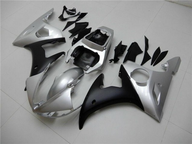 Affordable 2003-2005 Silver Black Yamaha YZF R6 Motorcylce Fairings Canada