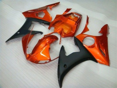 Affordable 2003-2005 Orange Black Yamaha YZF R6 Motorcycle Fairings Canada
