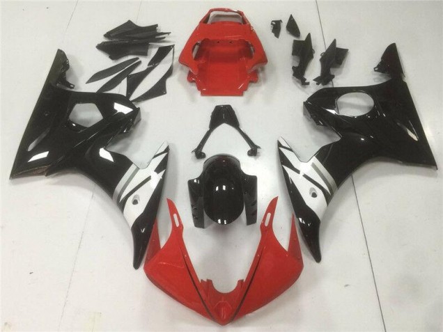 Affordable 2003-2005 Red Black White Yamaha YZF R6 Motorbike Fairings Canada Affordable 2003-2005 Red Black White Yamaha YZF R6 Motorbike Fairings Canada