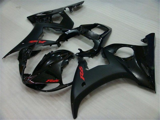Affordable 2003-2005 Black Yamaha YZF R6 Replacement Motorcycle Fairings Canada Affordable 2003-2005 Black Yamaha YZF R6 Replacement Motorcycle Fairings Canada