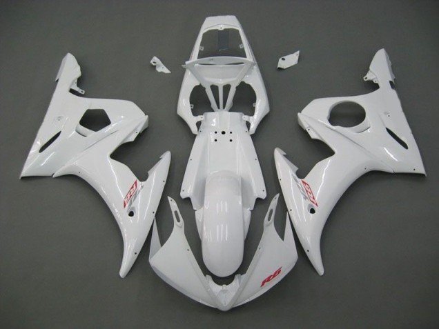 Affordable 2003-2005 White Yamaha YZF R6 Motorbike Fairings Canada