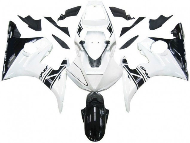 Affordable 2003-2005 Black White Tribal Yamaha YZF R6 Motorcycle Fairing Canada