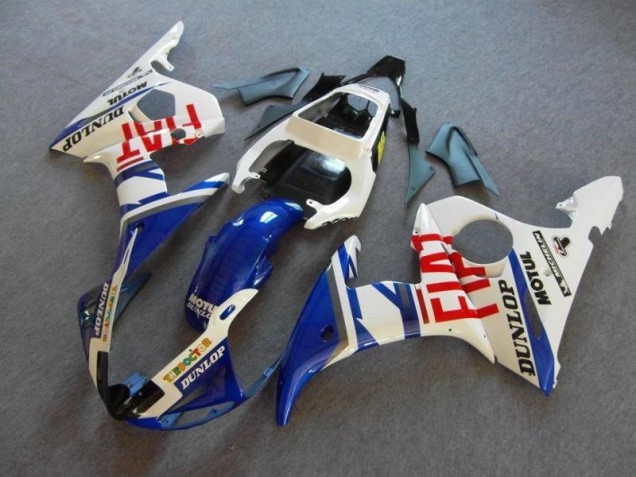 Affordable 2003-2005 Blue White Fiat Yamaha YZF R6 Motor Bike Fairings Canada Affordable 2003-2005 Blue White Fiat Yamaha YZF R6 Motor Bike Fairings Canada