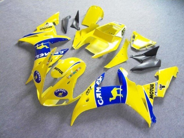 Affordable 2003-2005 Yellow Blue Motul Camel Yamaha YZF R6 Bike Fairings Canada Affordable 2003-2005 Yellow Blue Motul Camel Yamaha YZF R6 Bike Fairings Canada