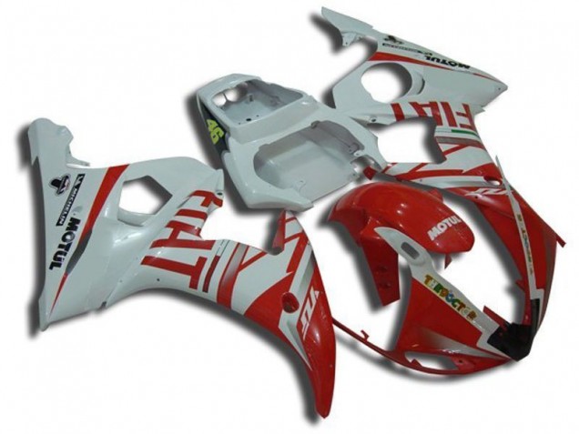 Affordable 2003-2005 White Motul Red Fiat Yamaha YZF R6 Replacement Motorcycle Fairings Canada Affordable 2003-2005 White Motul Red Fiat Yamaha YZF R6 Replacement Motorcycle Fairings Canada