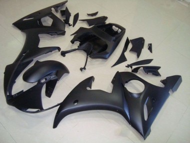 Affordable 2003-2005 Matte Black Yamaha YZF R6 Moto Fairings Canada