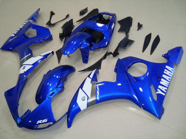 Affordable 2003-2005 Blue Yamaha YZF R6 Motorbike Fairing Canada