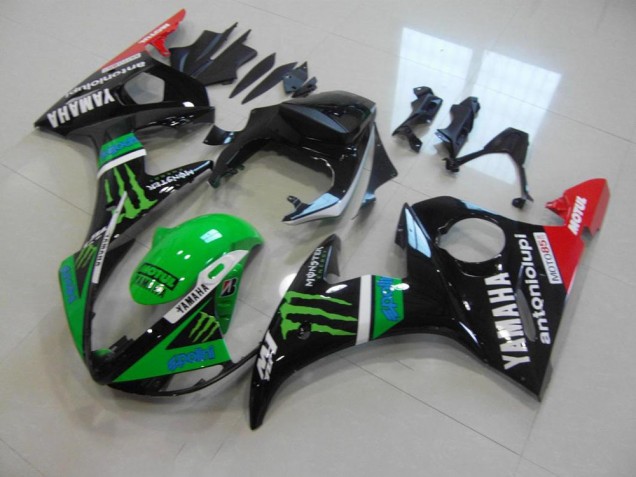Affordable 2003-2005 Green Monster Yamaha YZF R6 Replacement Motorcycle Fairings Canada