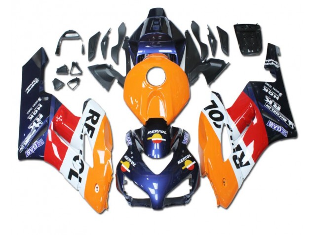 Affordable 2004-2005 Orange Red Blue Repsol Honda CBR1000RR Bike Fairing Canada