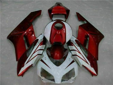 Affordable 2004-2005 White Red Honda CBR1000RR Bike Fairing Kit Canada