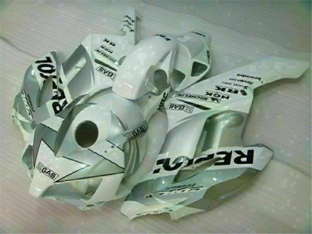 Affordable 2004-2005 White Silver Repsol Honda CBR1000RR Motorcyle Fairings Canada