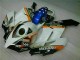 Affordable 2004-2005 White Blue Honda CBR1000RR Replacement Fairings Canada