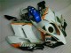 Affordable 2004-2005 White Blue Honda CBR1000RR Replacement Fairings Canada