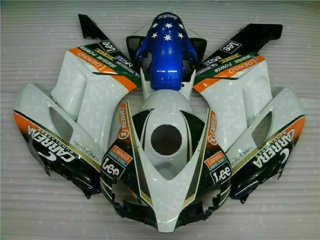 Affordable 2004-2005 White Blue Honda CBR1000RR Replacement Fairings Canada