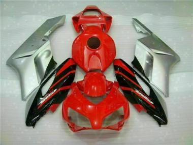 Affordable 2004-2005 Red Silver Honda CBR1000RR Moto Fairings Canada