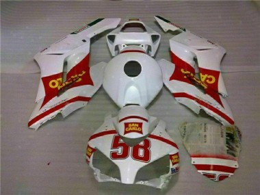 Affordable 2004-2005 White Red Honda CBR1000RR Motorcycle Fairings Canada