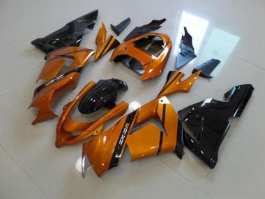 Affordable 2003-2005 Gold Black Kawasaki ZX10R Bike Fairing Canada