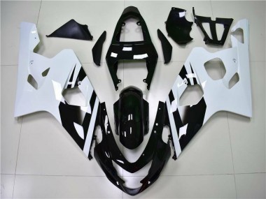 Affordable 2004-2005 White Black Suzuki GSXR 600/750 Motor Fairings Canada