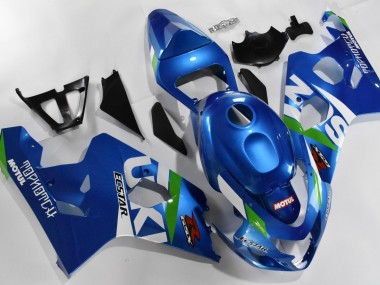 Affordable 2004-2005 Blue White Suzuki GSXR 600/750 Motorcylce Fairings Canada