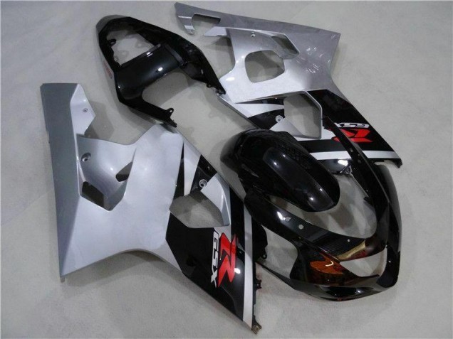 Affordable 2004-2005 Black Silver Suzuki GSXR 600/750 Motorcycle Fairing Kit Canada Affordable 2004-2005 Black Silver Suzuki GSXR 600/750 Motorcycle Fairing Kit Canada