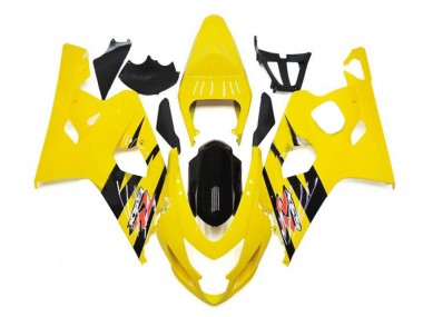 Affordable 2004-2005 Yellow Black Suzuki GSXR 600/750 Motorbike Fairings Canada