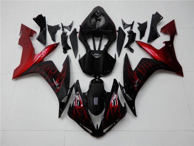 Affordable 2004-2006 Red Black Yamaha YZF R1 Bike Fairing Canada Affordable 2004-2006 Red Black Yamaha YZF R1 Bike Fairing Canada