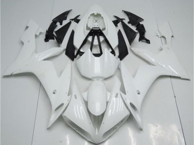 Affordable 2004-2006 White Yamaha YZF R1 Replacement Motorcycle Fairings Canada
