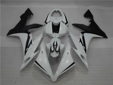 Affordable 2004-2006 White Black Flame Yamaha YZF R1 Motor Fairings Canada