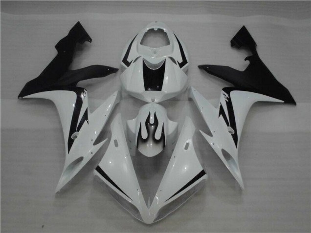 Affordable 2004-2006 White Black Flame Yamaha YZF R1 Motor Fairings Canada