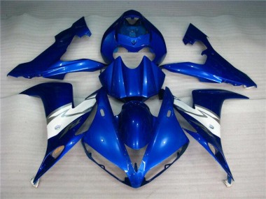 Affordable 2004-2006 Blue White Yamaha YZF R1 Bike Fairings Canada
