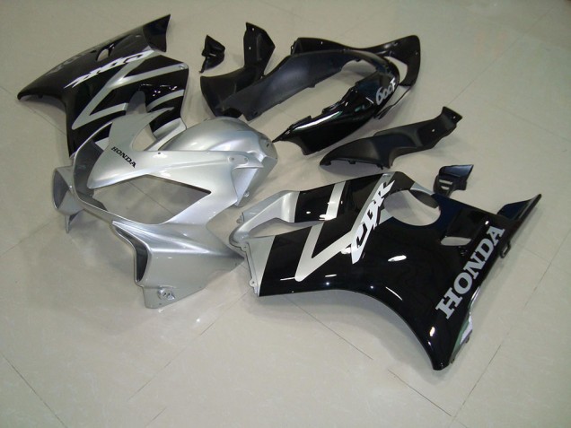 Affordable 2004-2007 Black Silver Honda CBR600 F4i Motorcycle Fairing Kits Canada Affordable 2004-2007 Black Silver Honda CBR600 F4i Motorcycle Fairing Kits Canada
